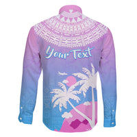 Personalised Fiji Your Paradise Festival Family Matching Tank Maxi Dress and Hawaiian Shirt With Fijian Masi Tapa Pattern LT05 - Polynesian Pride