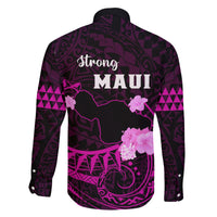Hawaii Strong Maui Family Matching Off Shoulder Short Dress and Hawaiian Shirt Lahaina Is Not For Sale LT05 - Polynesian Pride