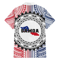 Samoa Black Saturday Family Matching Off Shoulder Maxi Dress and Hawaiian Shirt Polynesian Tribal Simple Style LT05 - Polynesian Pride