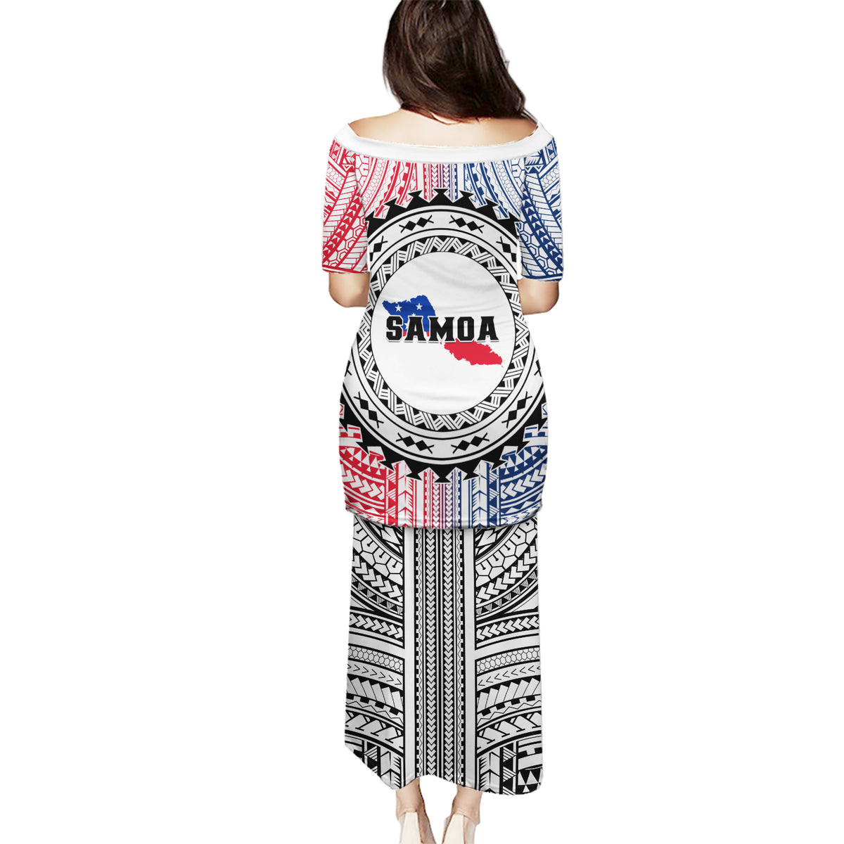 Samoa Black Saturday Puletasi Polynesian Tribal Simple Style LT05 - Polynesian Pride