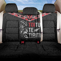 Aotearoa Toitu Te Tiriti Back Car Seat Cover New Zealand Honour The Treaty LT05 One Size Black - Polynesian Pride