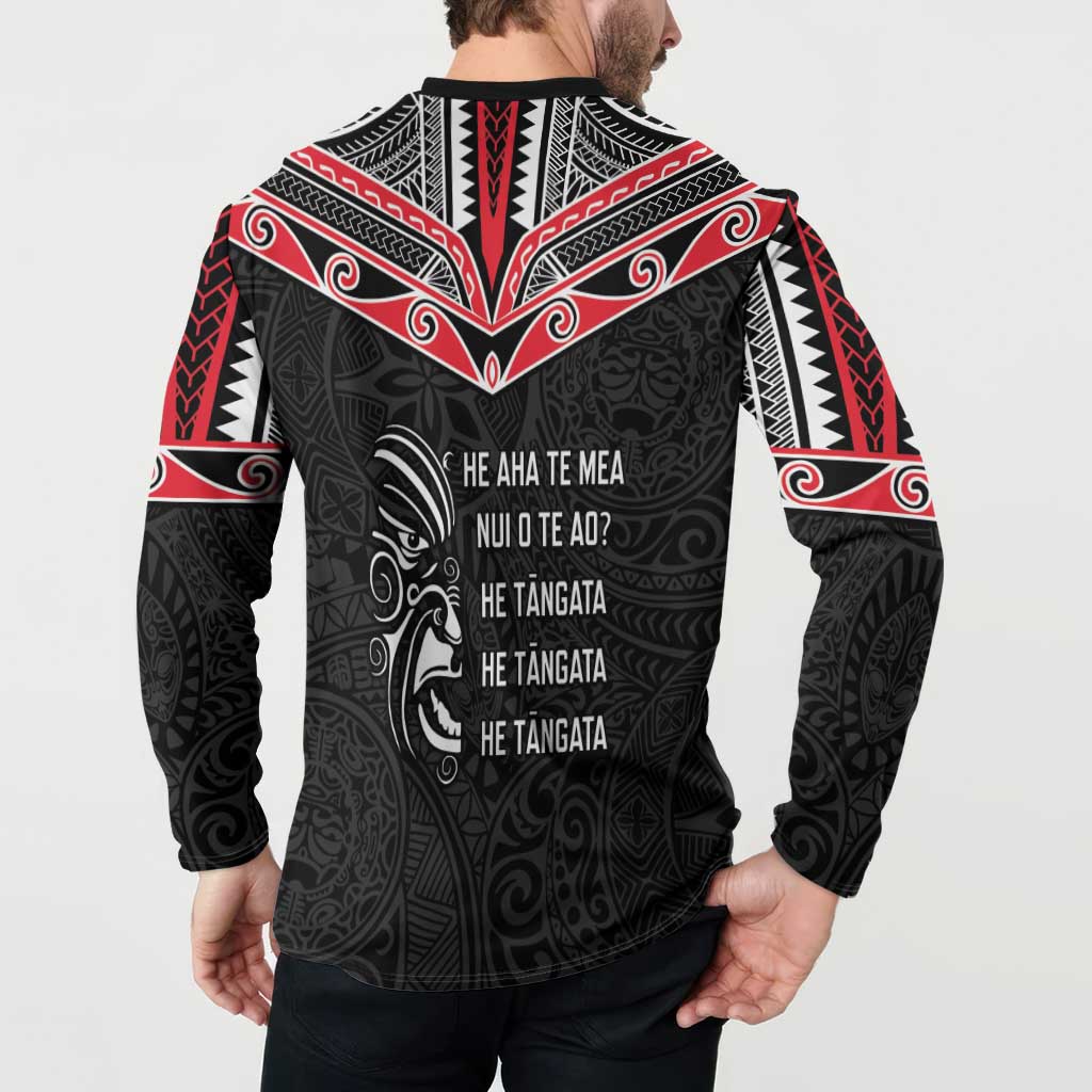 Aotearoa Toitu Te Tiriti Button Sweatshirt New Zealand Honour The Treaty