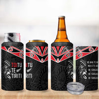 Aotearoa Toitu Te Tiriti 4 in 1 Can Cooler Tumbler New Zealand Honour The Treaty LT05 - Polynesian Pride