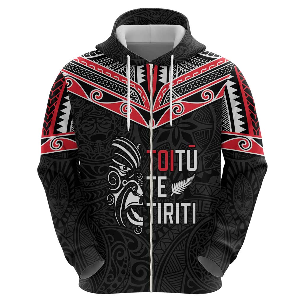 Aotearoa Toitu Te Tiriti Hoodie New Zealand Honour The Treaty LT05 - Polynesian Pride