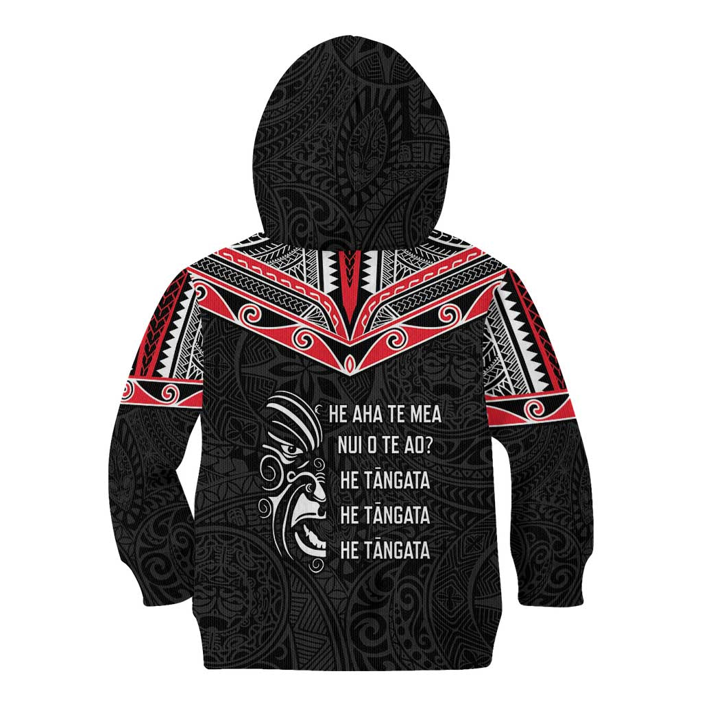 Aotearoa Toitu Te Tiriti Kid Hoodie New Zealand Honour The Treaty LT05 - Polynesian Pride