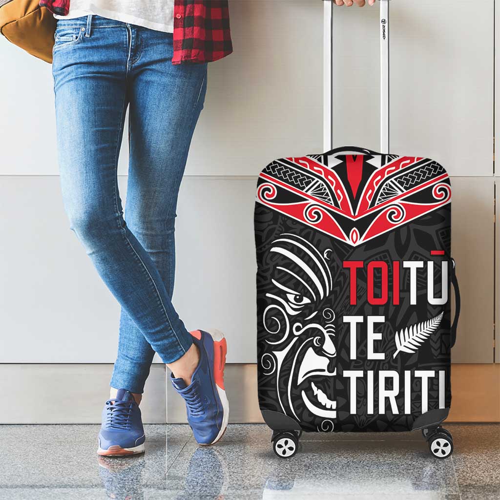 Aotearoa Toitu Te Tiriti Luggage Cover New Zealand Honour The Treaty LT05 - Polynesian Pride