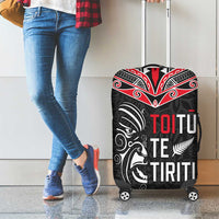 Aotearoa Toitu Te Tiriti Luggage Cover New Zealand Honour The Treaty LT05 - Polynesian Pride