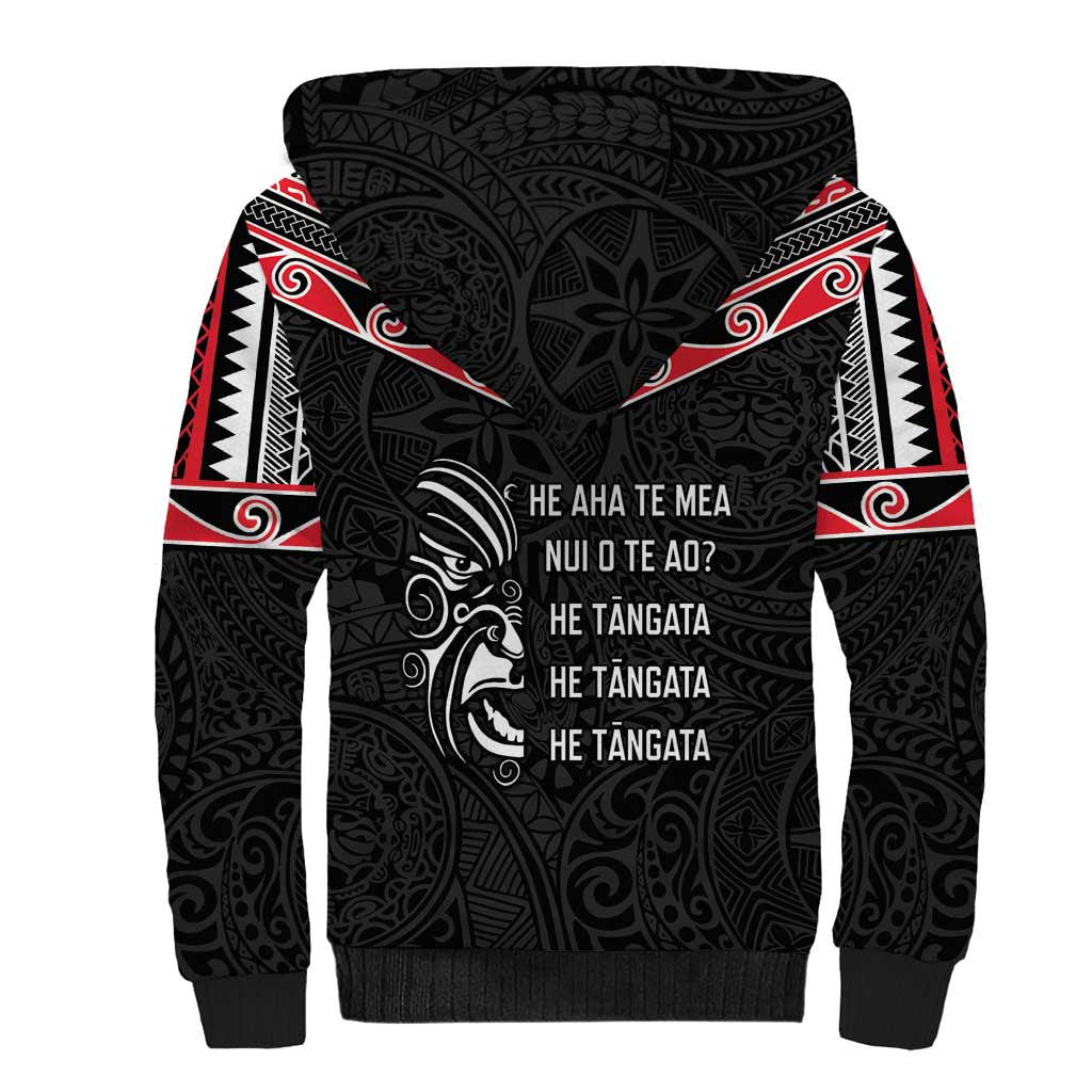 Aotearoa Toitu Te Tiriti Sherpa Hoodie New Zealand Honour The Treaty LT05 - Polynesian Pride