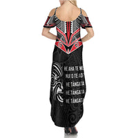 Aotearoa Toitu Te Tiriti Summer Maxi Dress New Zealand Honour The Treaty LT05 - Polynesian Pride