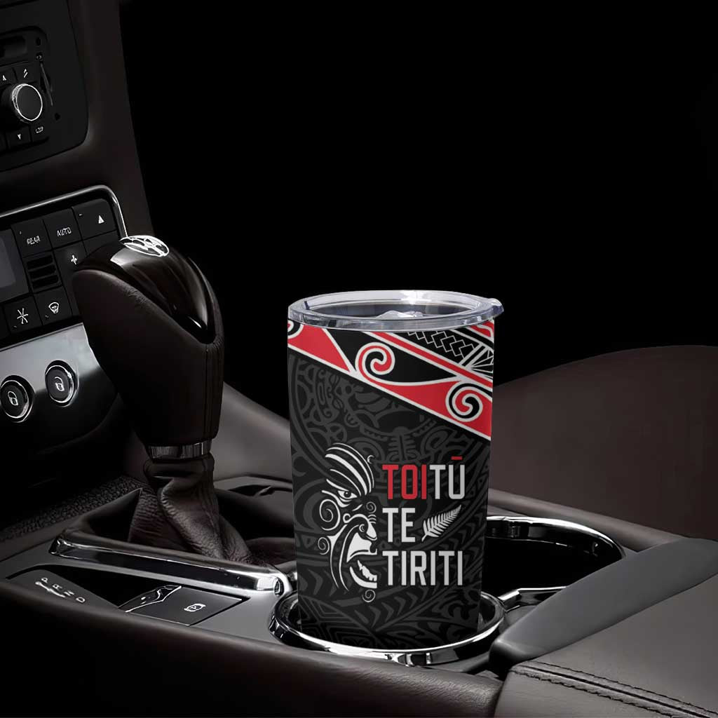 Aotearoa Toitu Te Tiriti Tumbler Cup New Zealand Honour The Treaty LT05 - Polynesian Pride