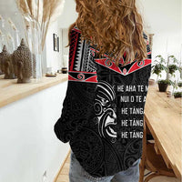 Aotearoa Toitu Te Tiriti Women Casual Shirt New Zealand Honour The Treaty LT05 - Polynesian Pride