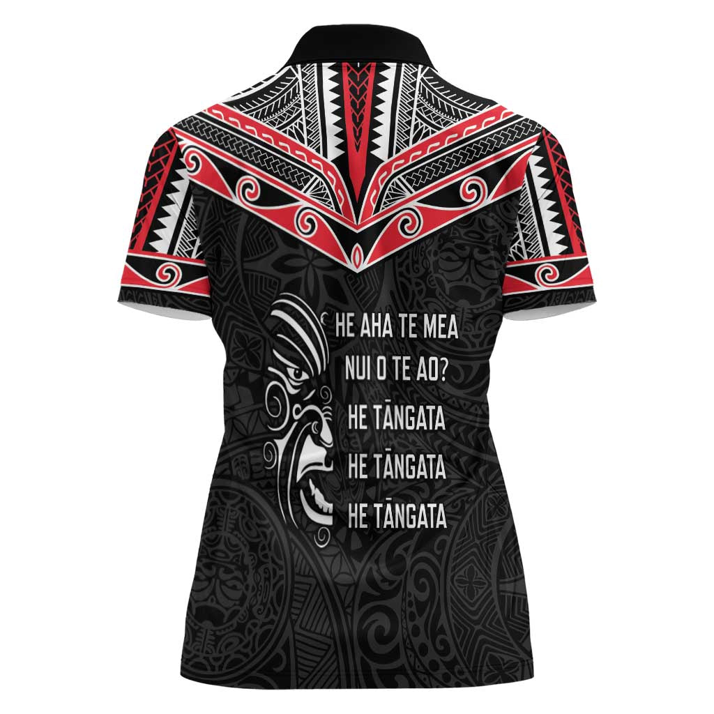 Aotearoa Toitu Te Tiriti Women Polo Shirt New Zealand Honour The Treaty LT05 - Polynesian Pride