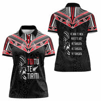 Aotearoa Toitu Te Tiriti Women Polo Shirt New Zealand Honour The Treaty LT05 - Polynesian Pride