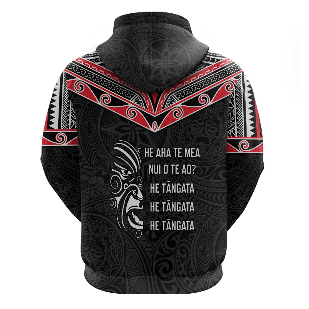 Aotearoa Toitu Te Tiriti Zip Hoodie New Zealand Honour The Treaty LT05 - Polynesian Pride