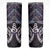New Zealand Maori Skinny Tumbler Poutama Pikorua Purple Paua Shell
