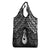New Zealand Maori Grocery Bag Poutama Manaia Black Paua Shell