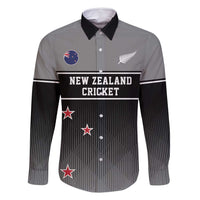 Custom New Zealand Cricket Family Matching Long Sleeve Bodycon Dress and Hawaiian Shirt Black Cap Unbeatable LT05 Dad's Shirt - Long Sleeve Black - Polynesian Pride