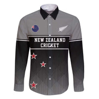 Custom New Zealand Cricket Family Matching Short Sleeve Bodycon Dress and Hawaiian Shirt Black Cap Unbeatable LT05 Dad's Shirt - Long Sleeve Black - Polynesian Pride