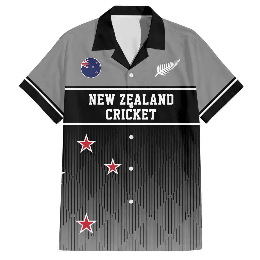 Custom New Zealand Cricket Family Matching Tank Maxi Dress and Hawaiian Shirt Black Cap Unbeatable LT05 Dad's Shirt - Short Sleeve Black - Polynesian Pride