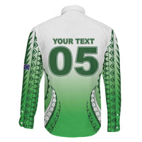 Custom Cook Islands Avaiki Rugby Family Matching Off Shoulder Short Dress and Hawaiian Shirt Go Champions LT05 - Polynesian Pride