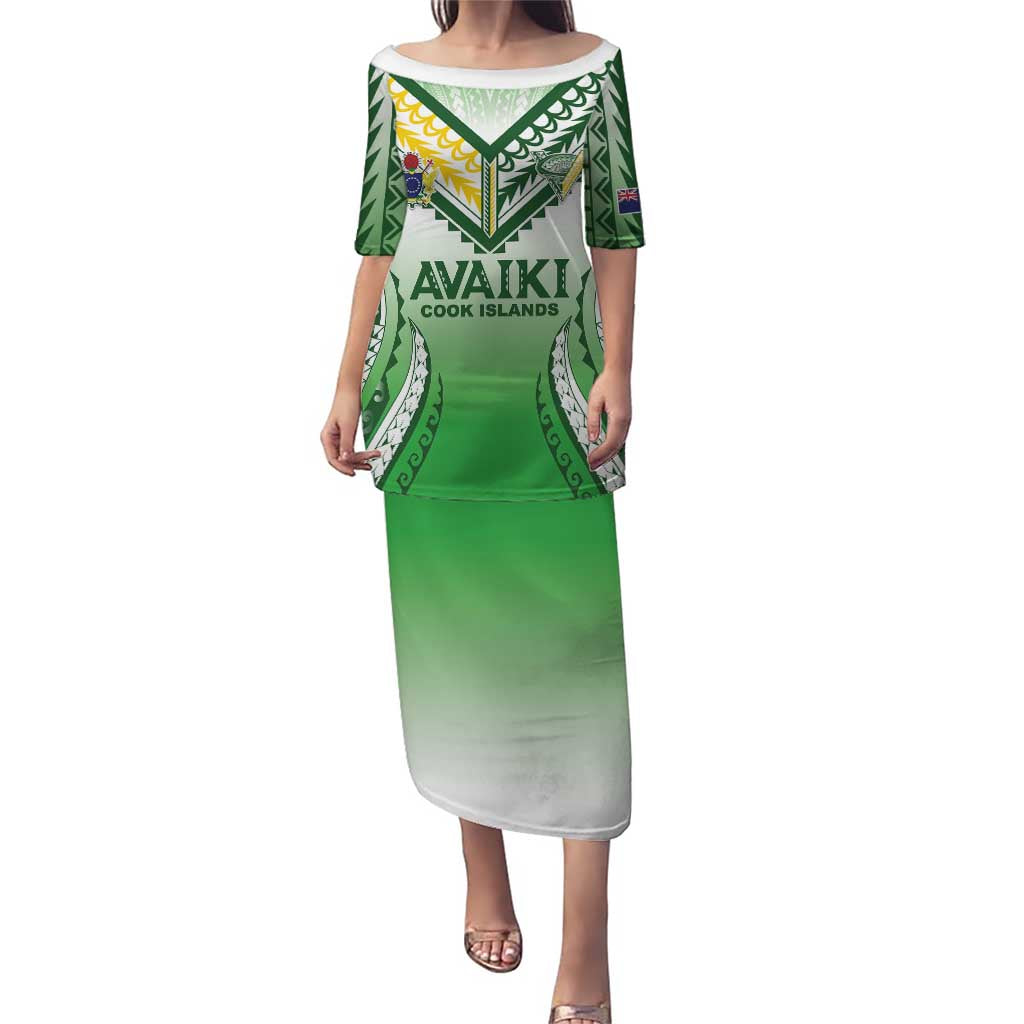 Custom Cook Islands Avaiki Rugby Family Matching Puletasi and Hawaiian Shirt Go Champions - Polynesian Pride