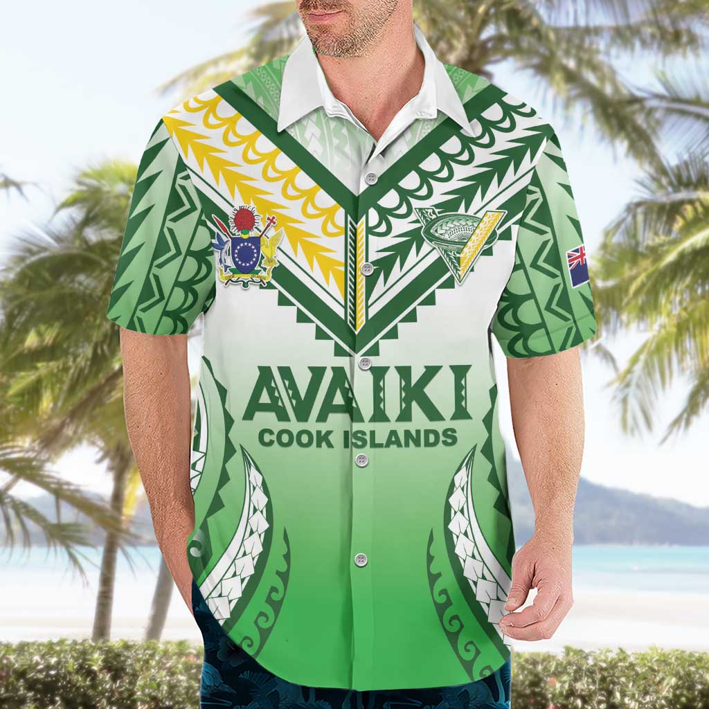 Custom Cook Islands Avaiki Rugby Hawaiian Shirt Go Champions - Polynesian Pride