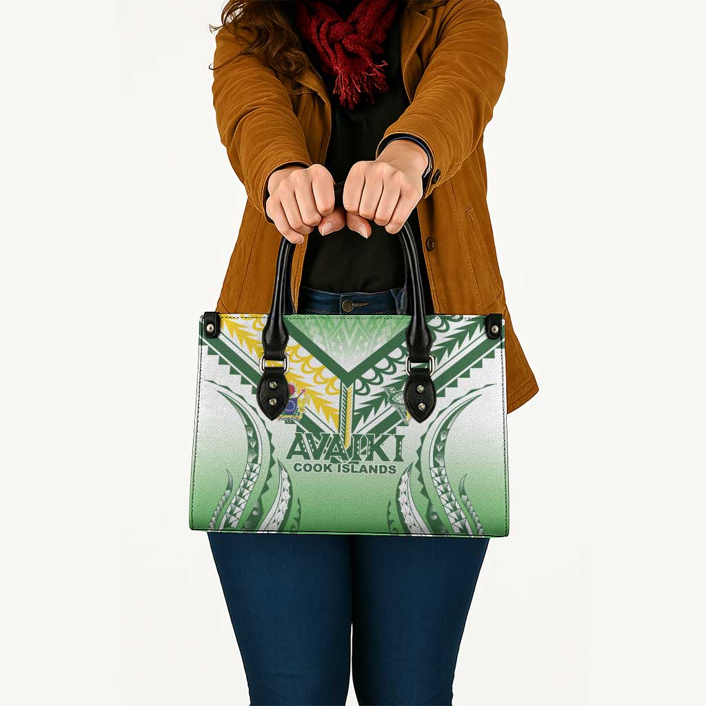 Cook Islands Avaiki Rugby Leather Bag Go Champions - Polynesian Pride