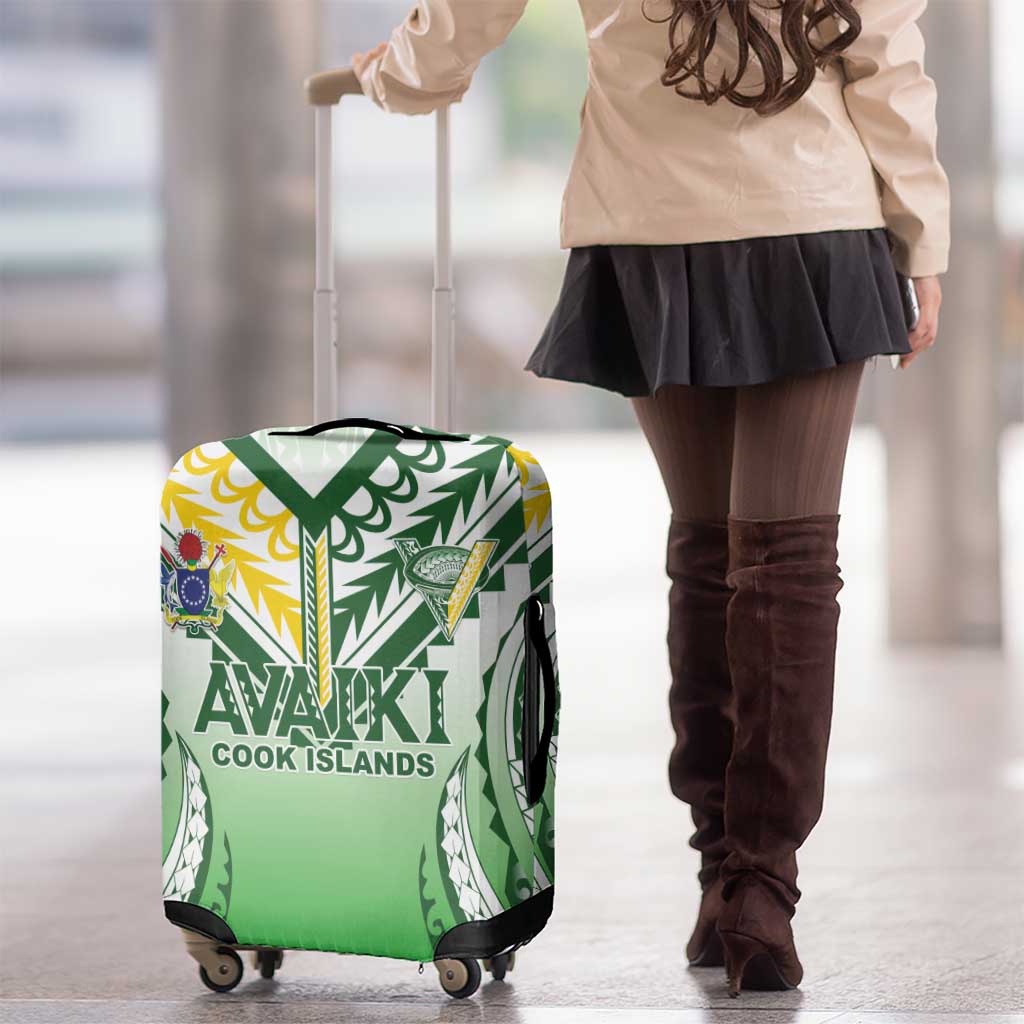 Cook Islands Avaiki Rugby Luggage Cover Go Champions - Polynesian Pride