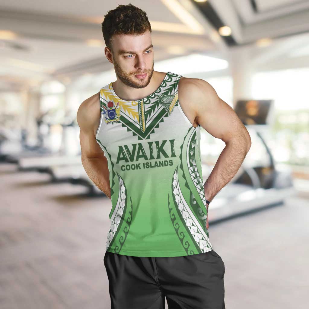 Custom Cook Islands Avaiki Rugby Men Tank Top Go Champions - Polynesian Pride