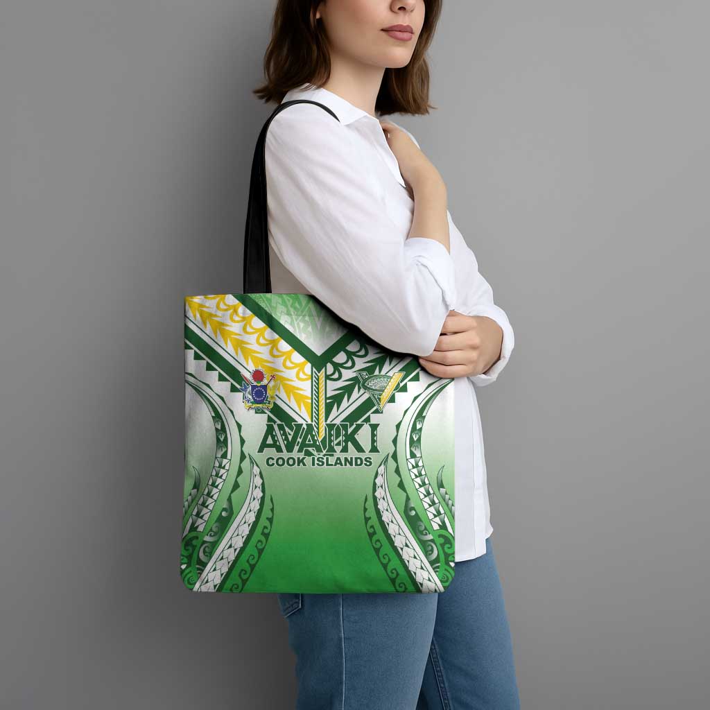 Cook Islands Avaiki Rugby Tote Bag Go Champions - Polynesian Pride