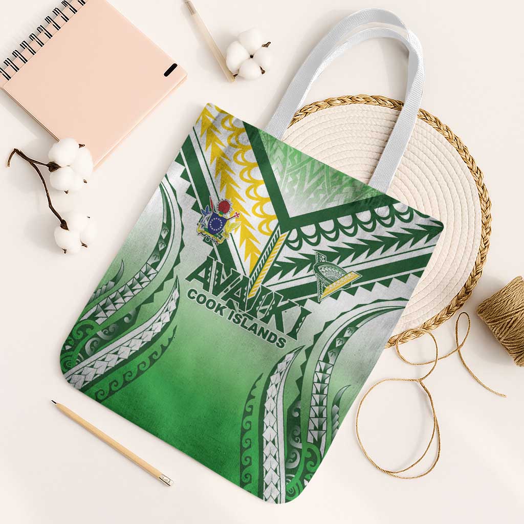 Cook Islands Avaiki Rugby Tote Bag Go Champions - Polynesian Pride