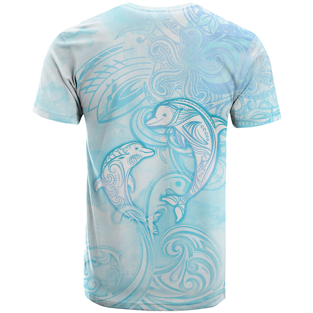 Polynesia Dolphins Under The Sea T Shirt Simple Style LT05 - Polynesian Pride