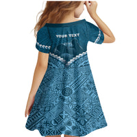 Personalised Fiji Happy Father's Day Family Matching Mermaid Dress and Hawaiian Shirt Au Lomani Iko Dad Polynesian Tribal LT05 - Polynesian Pride