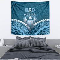 Fiji Happy Father's Day Tapestry Au Lomani Iko Dad Polynesian Tribal LT05 - Polynesian Pride