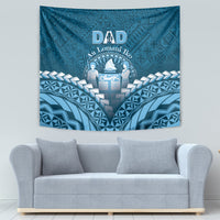 Fiji Happy Father's Day Tapestry Au Lomani Iko Dad Polynesian Tribal LT05 - Polynesian Pride