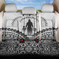 New Zealand Happy Father's Day Back Car Seat Cover Aroha Ahau Ki A Koe Papa Polynesian Tribal LT05 One Size White - Polynesian Pride