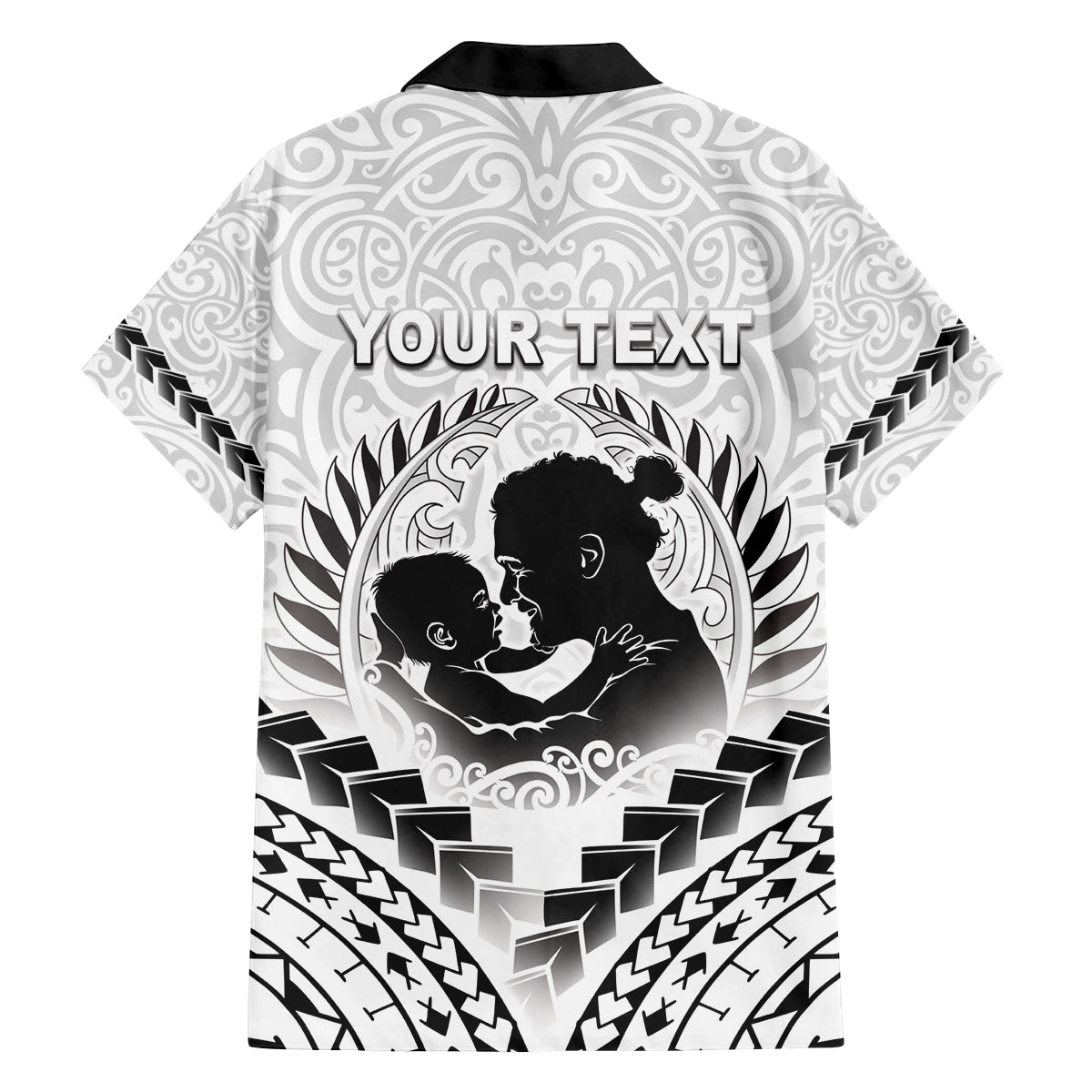 Personalised New Zealand Happy Father's Day Family Matching Off Shoulder Maxi Dress and Hawaiian Shirt Aroha Ahau Ki A Koe Papa Polynesian Tribal LT05 - Polynesian Pride