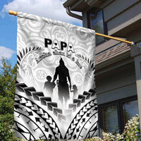 New Zealand Happy Father's Day Garden Flag Aroha Ahau Ki A Koe Papa Polynesian Tribal LT05 - Polynesian Pride