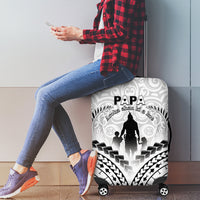 New Zealand Happy Father's Day Luggage Cover Aroha Ahau Ki A Koe Papa Polynesian Tribal LT05 - Polynesian Pride