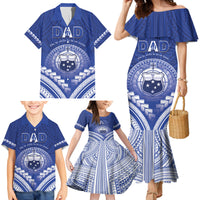 Personalised Samoa Happy Father's Day Family Matching Mermaid Dress and Hawaiian Shirt Ou Te Alofa Ia Te Oe Tama Dad Polynesian Tribal LT05 - Polynesian Pride