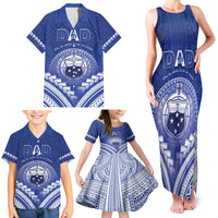 Personalised Samoa Happy Father's Day Family Matching Tank Maxi Dress and Hawaiian Shirt Ou Te Alofa Ia Te Oe Tama Dad Polynesian Tribal LT05 - Polynesian Pride