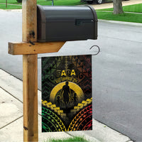 Vanuatu Happy Father's Day Garden Flag Mi Lavem Yu Papa Polynesian Tribal