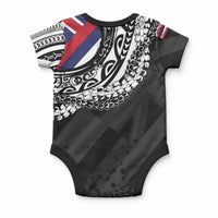 Hawaii Flag Day Baby Onesie Hawaiian Maile Lei LT05 - Polynesian Pride