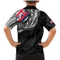 Hawaii Flag Day Family Matching Mermaid Dress and Hawaiian Shirt Hawaiian Maile Lei LT05 - Polynesian Pride
