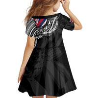 Hawaii Flag Day Family Matching Tank Maxi Dress and Hawaiian Shirt Hawaiian Maile Lei LT05 - Polynesian Pride