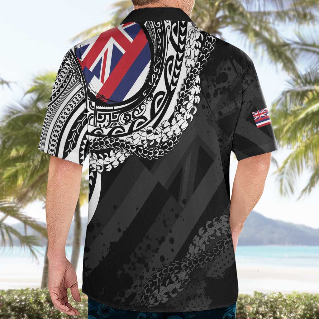 Hawaii Flag Day Hawaiian Shirt Hawaiian Maile Lei