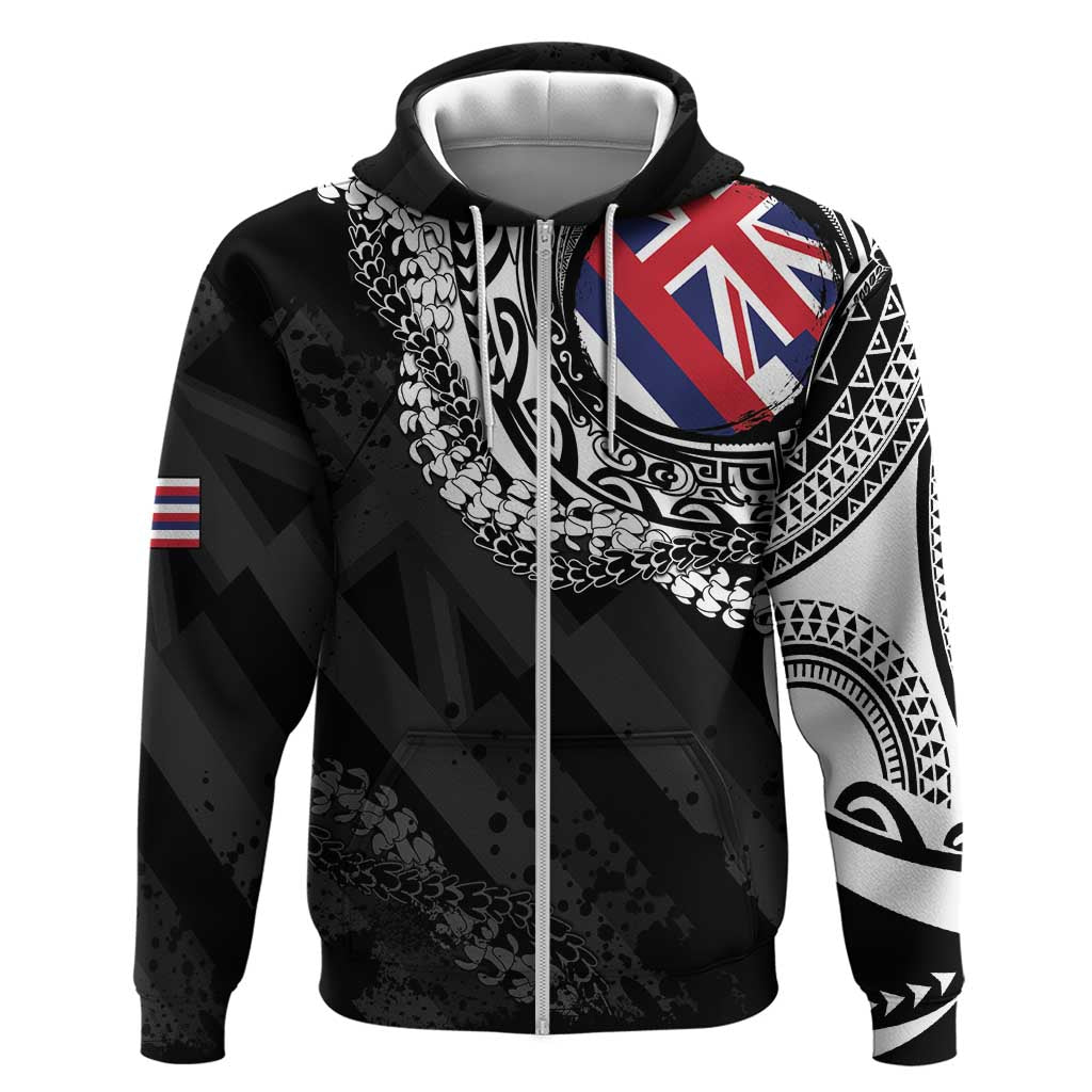 Hawaii Flag Day Hoodie Hawaiian Maile Lei