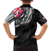 Hawaii Flag Day Kid Hawaiian Shirt Hawaiian Maile Lei LT05 - Polynesian Pride
