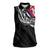 Hawaii Flag Day Women Sleeveless Polo Shirt Hawaiian Maile Lei
