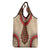 Samoa Language Week Grocery Bag Samoan Motif With Red Hibiscus